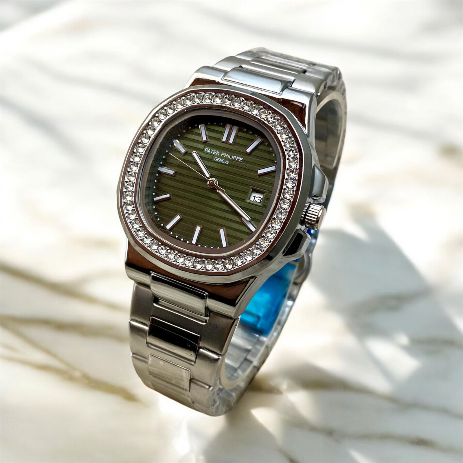 PATEK STONES - SILVER & GREEN - IW_168971