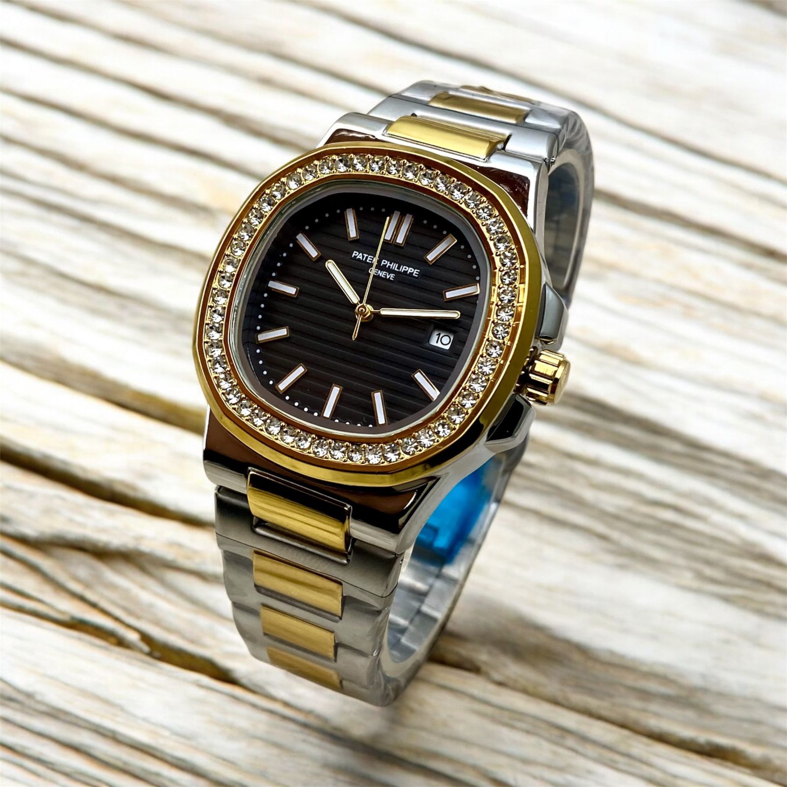 PATEK STONES - SILVER GOLDEN & BLACK - IW_168971-6